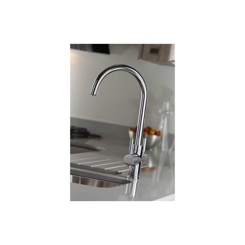 Abode Prostream 3-in-1 Swan Spout Monobloc Tap