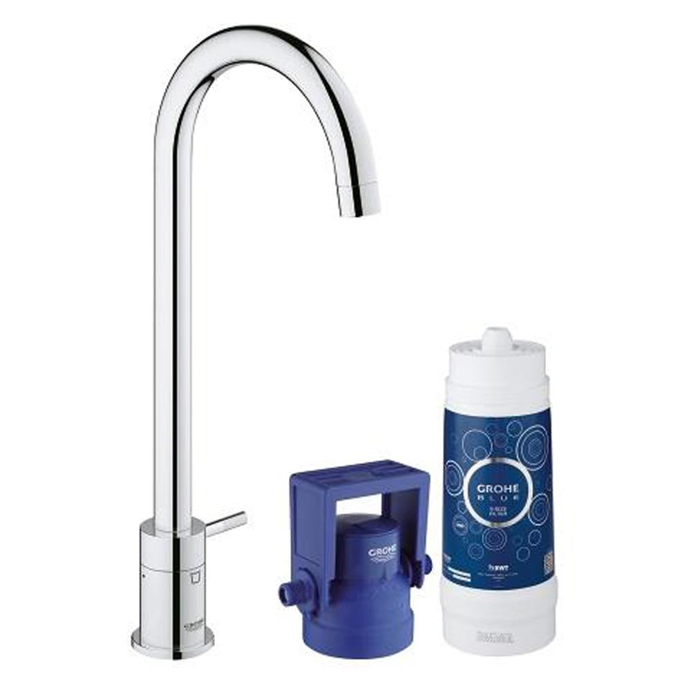 Grohe Blue Mono Pure Starter Kit with High 140 Degree Swivel Spout