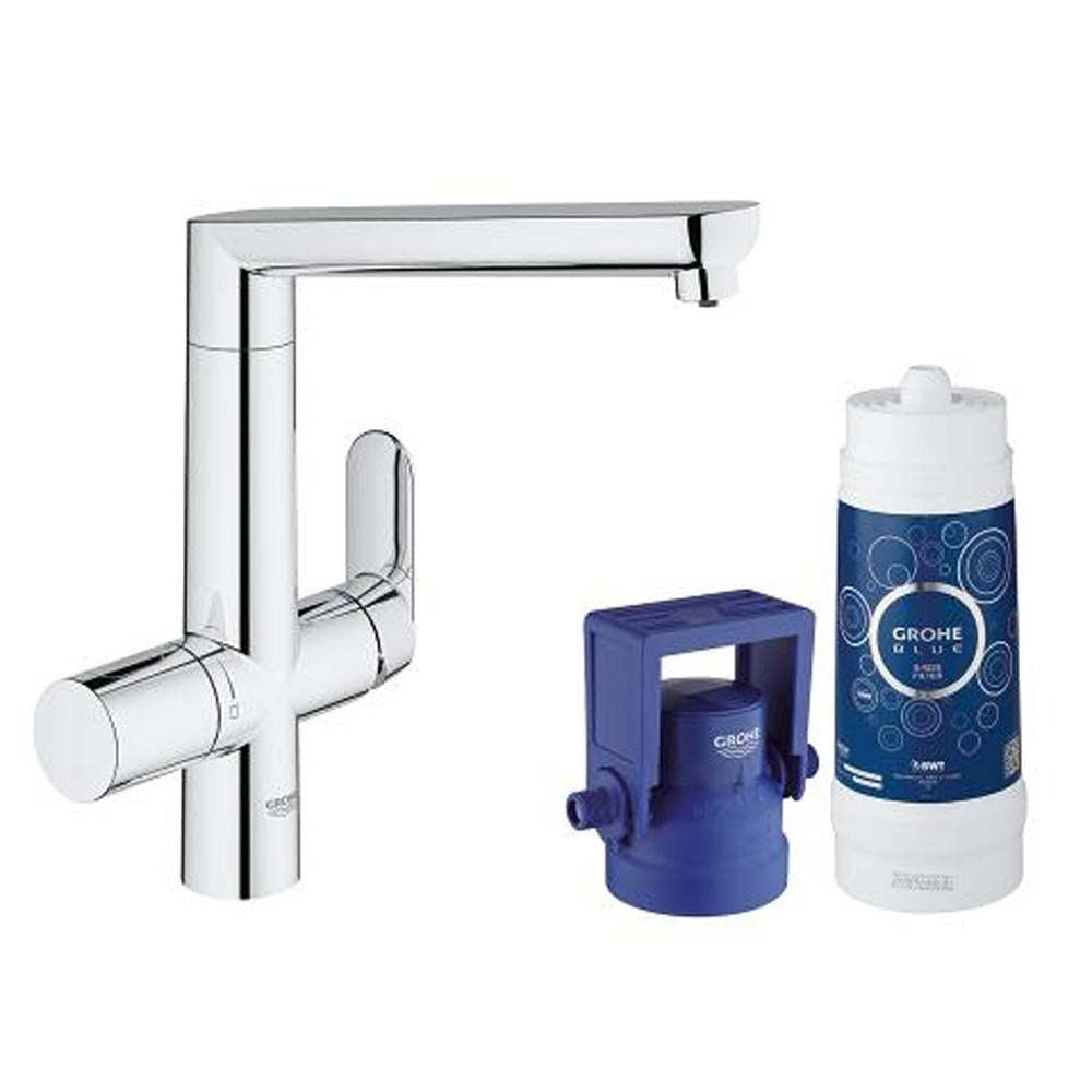 Grohe Blue K7 Pure Starter Kit with High 140 Degree Swivel Spout